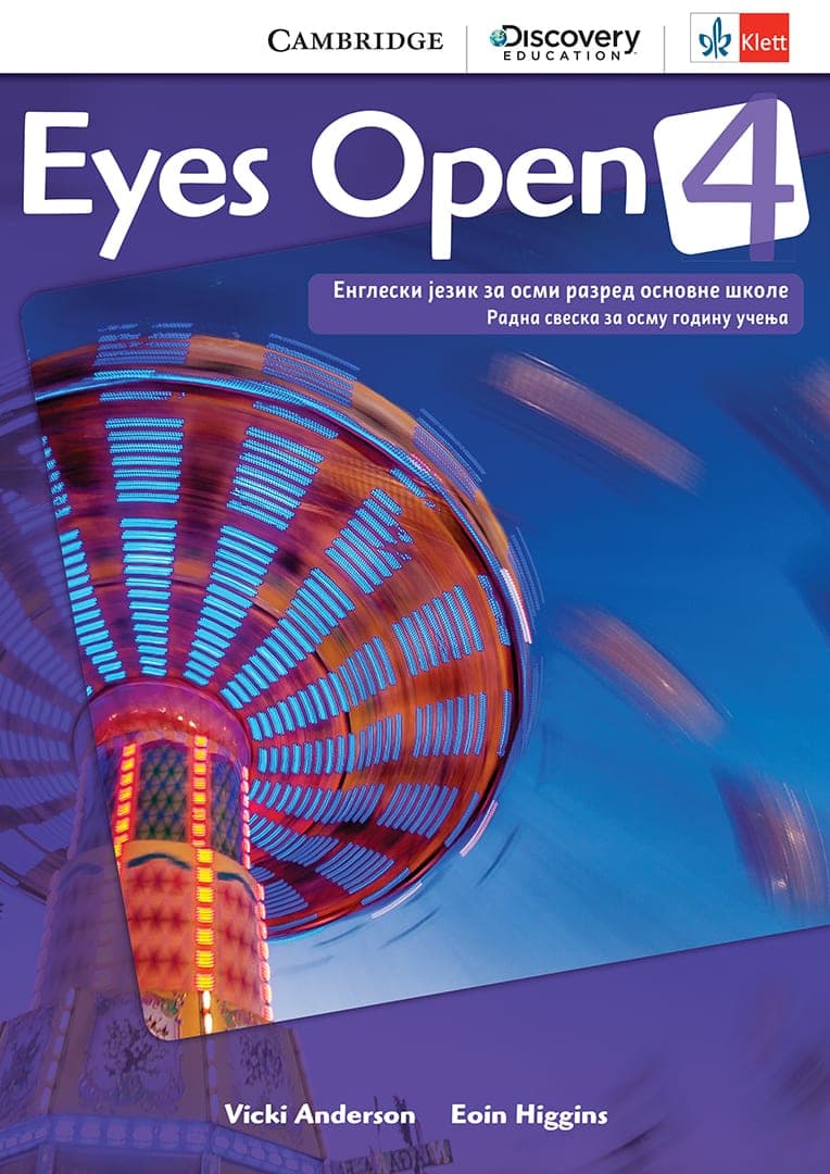 Klet engleski jezik 8, eyes open 4, radna sveska za osmi razred